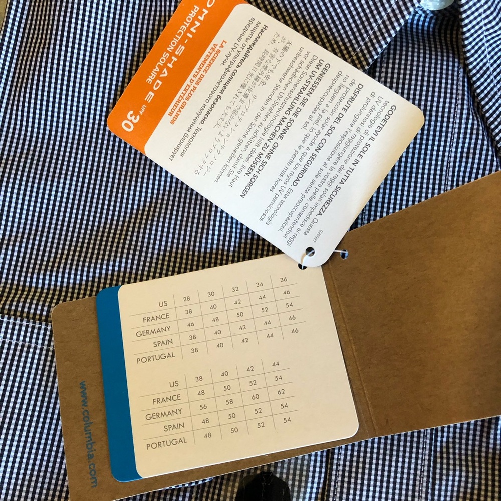Men's NWT Columbia Bonefish Shirt Size LG. UPF 30 - Picture 5 of 7